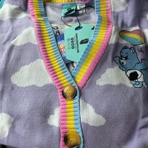Care Bears cardigan slightly flawed NWT